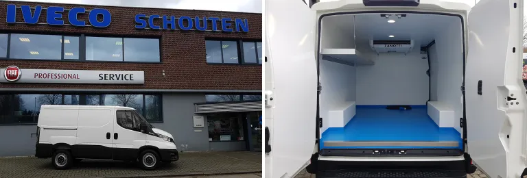 IVECO Daily met koeling voor Vishandel Ben Gundlach