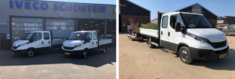 Twee prachtige IVECO Daily’s voor Adriaan van de Bijl Boomkwekerijen
