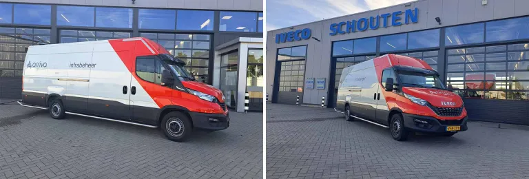 Jong gebruikte Daily voor onderhoud en reparaties bij Arriva