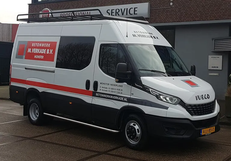 Betonwerk M. Verkade gaat voor IVECO Daily met dubbele cabine