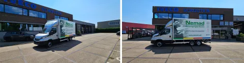 Nemad BV kiest voor veelzijdigheid met nieuwe IVECO Daily 40C18 BE-trekker