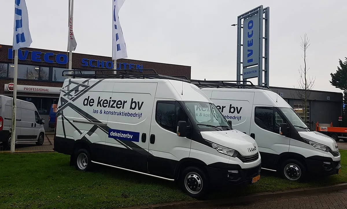 Twee Daily bestelwagens voor De Keizer BV