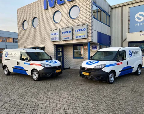 Twee nieuw Fiat Doblo’s voor Govers Automaterialen