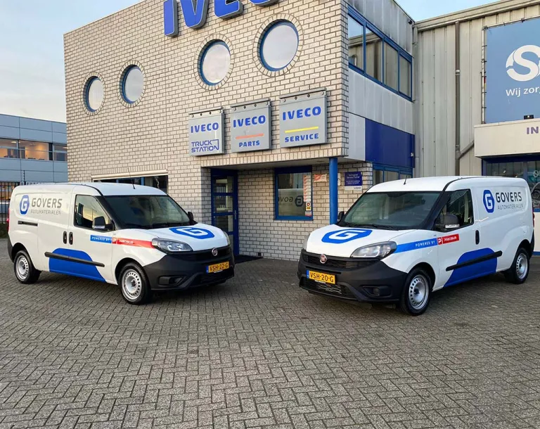 Twee nieuw Fiat Doblo’s voor Govers Automaterialen