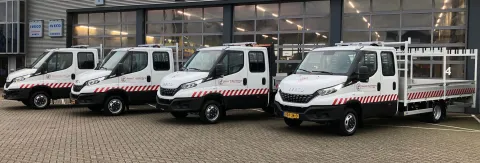 Vier nieuwe IVECO Daily’s voor Mouwrik Waardenburg