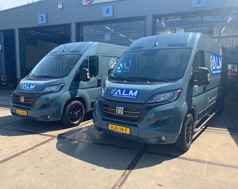 2 dikke Fiat Ducato’s voor Almbouw
