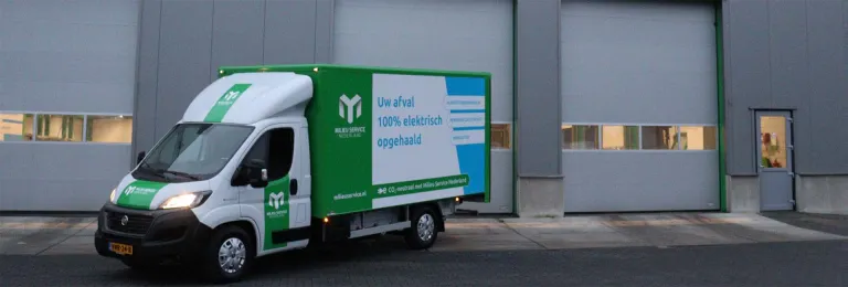 Eerste E-Ducato aflevering door IVECO Schouten voor Milieu Service Nederland