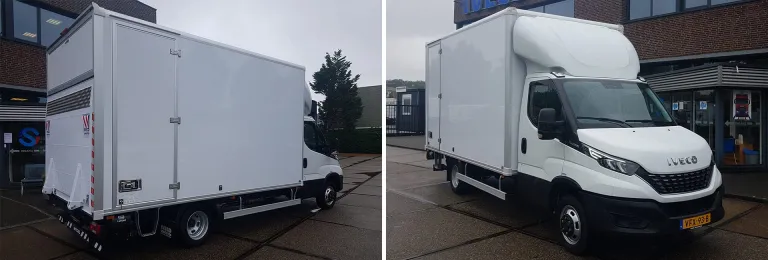 IVECO Daily bezorgwagen voor Kringloop Karel de Koning Schiedam