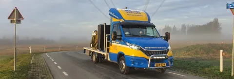 Nieuwe IVECO Daily voor WC-tje verhuur Geldermalsen