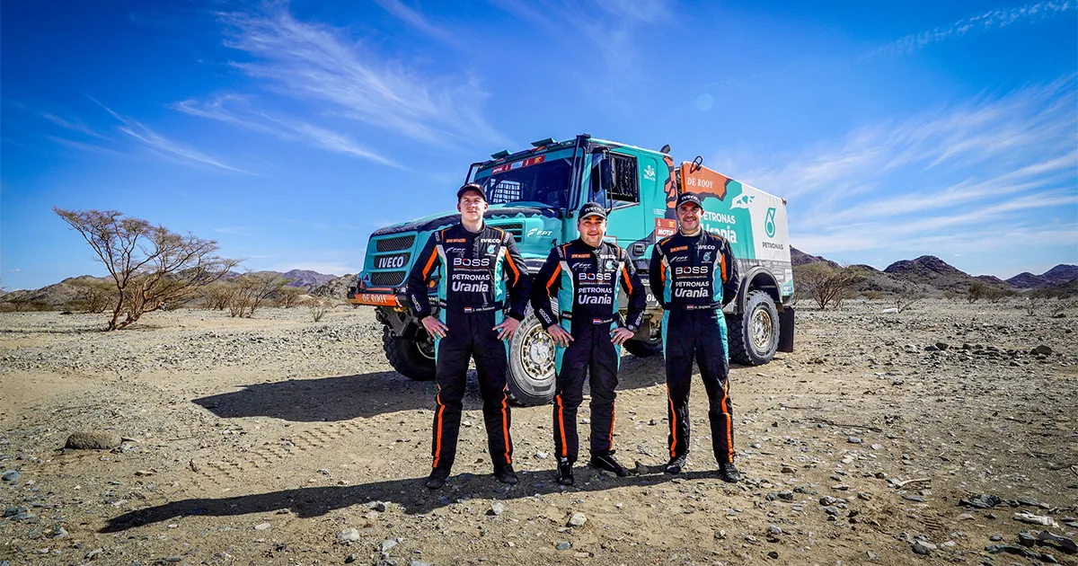 Team De Rooy is klaar voor de Dakar Rally van 2022