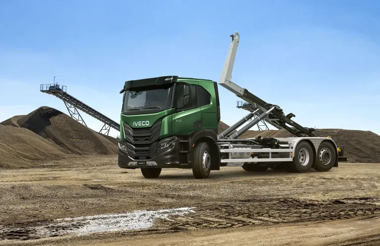 IVECO X-Way op een bouwplaats