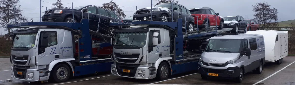 Van Zandwijk Autotransport door heel Europa met een nieuwe IVECO car transporters