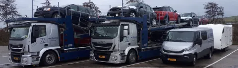Van Zandwijk Autotransport door heel Europa met een nieuwe IVECO car transporters