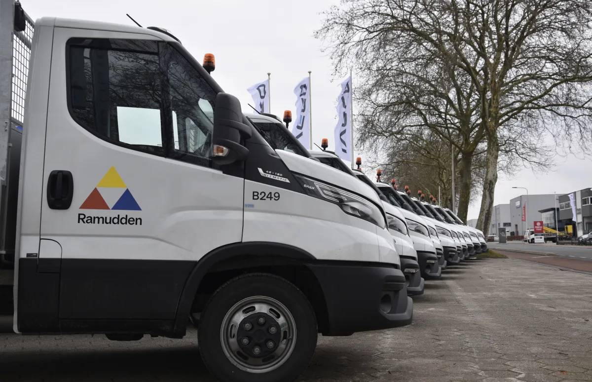 Ramudden breidt wagenpark uit met 10 nieuwe IVECO-voertuigen