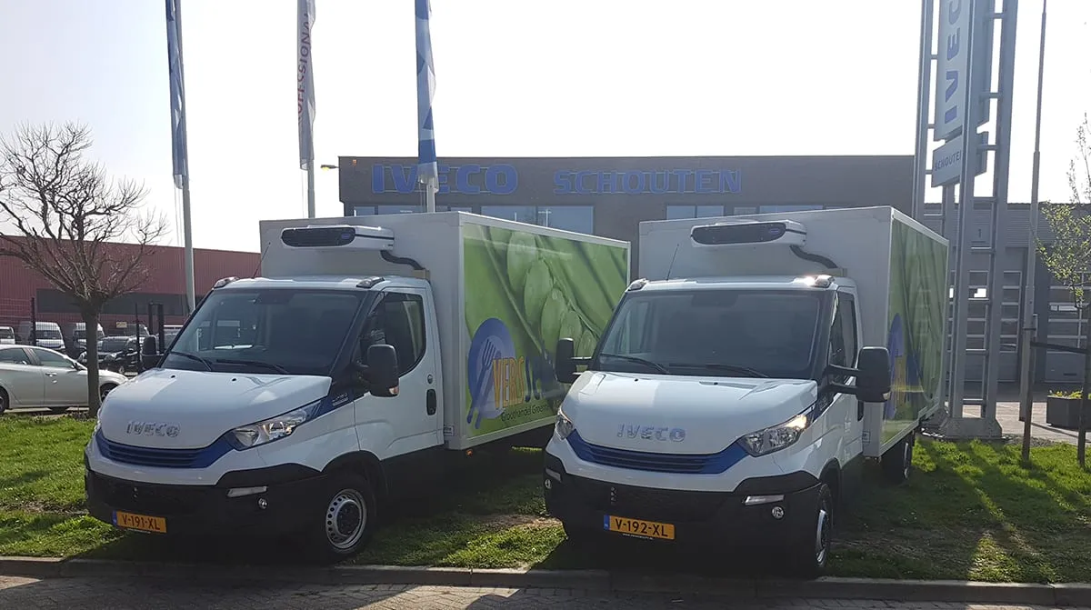 Twee Daily koelwagens voor Vers Select