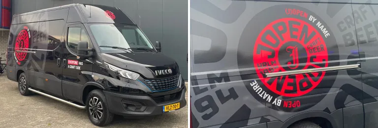 IVECO Daily op CNG voor Jopen uit Haarlem