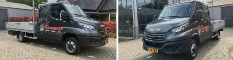 Nieuwe IVECO Daily 50C18 dubbelcabine voor Loonbedrijf A.J. Groeneveld