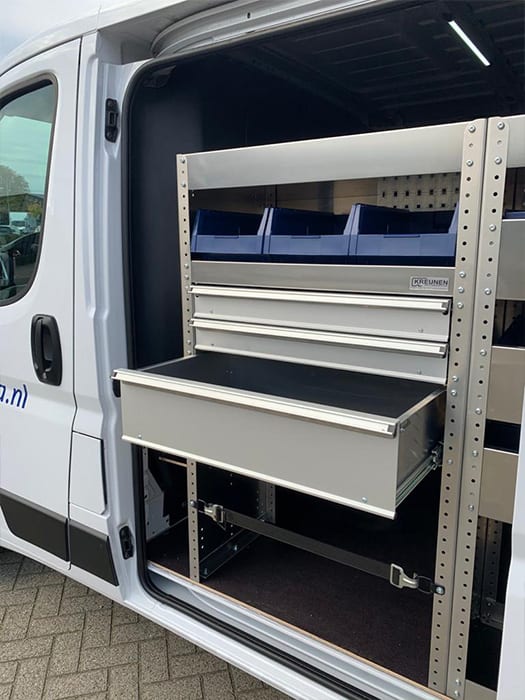 Fiat Ducato inrichting Kreunen BWI