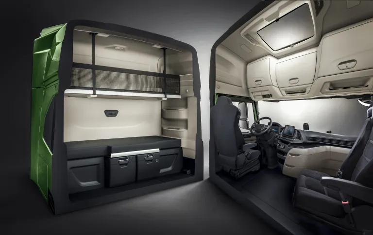 Slaapcabine van de IVECO X-Way