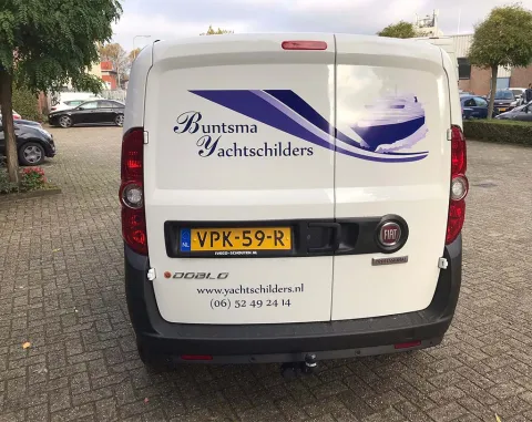 Fiat Doblo in gebruik genomen door Buntsma Yachtschilders