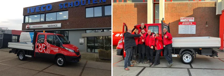 Robuuste IVECO Daily met laadbak afgeleverd aan Roodhart Emission Control