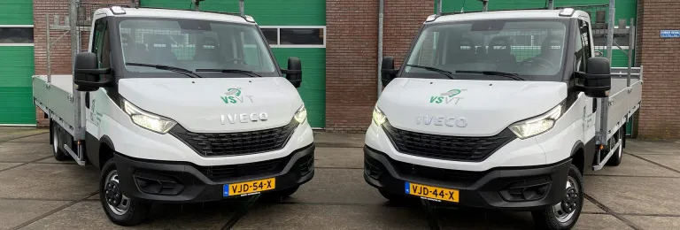 Twee IVECO Daily’s voor vaste klant VSVT