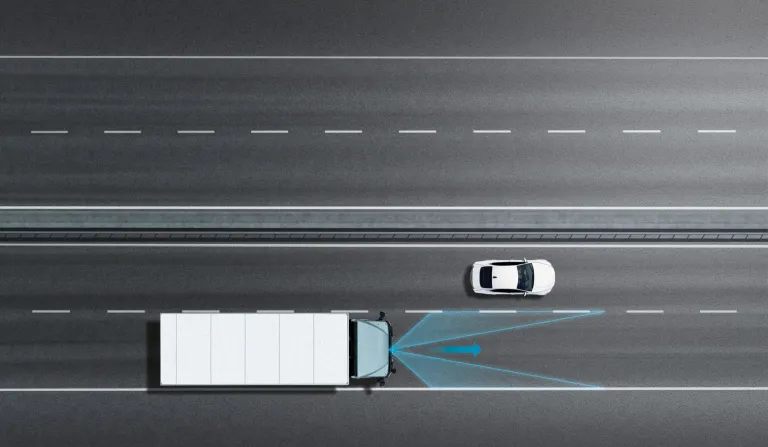 Afstandsbewaking van de IVECO S-eWay in beeld
