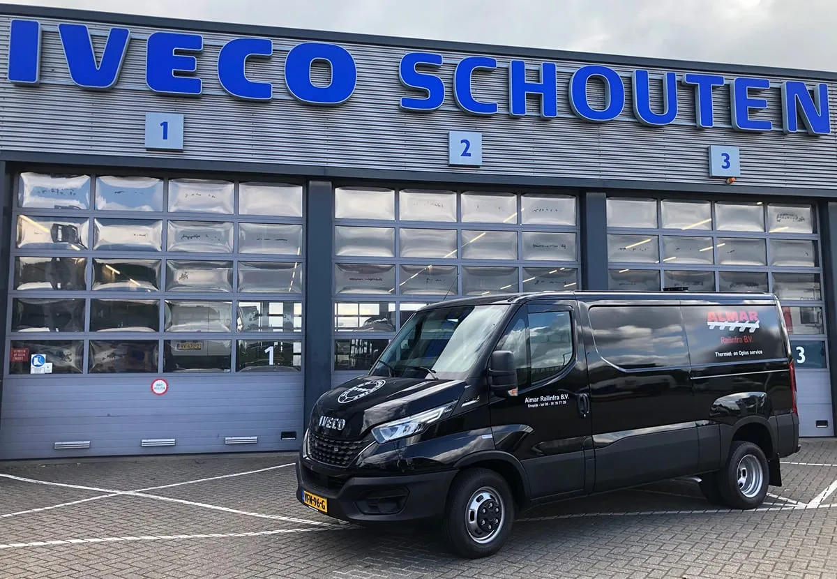 Nieuwe IVECO Daily dubbellucht voor Almar Railinfra