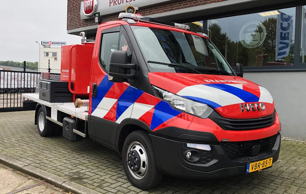 IVECO Daily voor bedrijfsbrandweer BP Raffinaderij Rotterdam