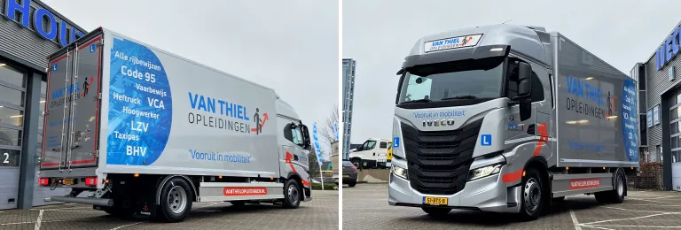 IVECO S-Way bakwagen voor Van Thiel Opleidingen uit Beneden-Leeuwen