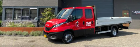 IVECO Daily met open laadbak voor Conservator Zuid