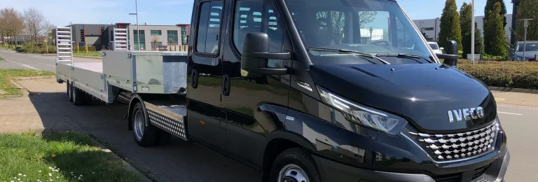 IVECO Daily BE-trekker voor Hekwerkmontage GVA