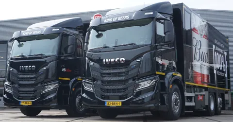 Bierbrouwerij AB InBev en IVECO werken samen aan CO₂-reductie
