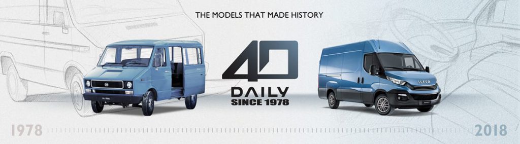 40 jaar IVECO Daily bedrijfswagens