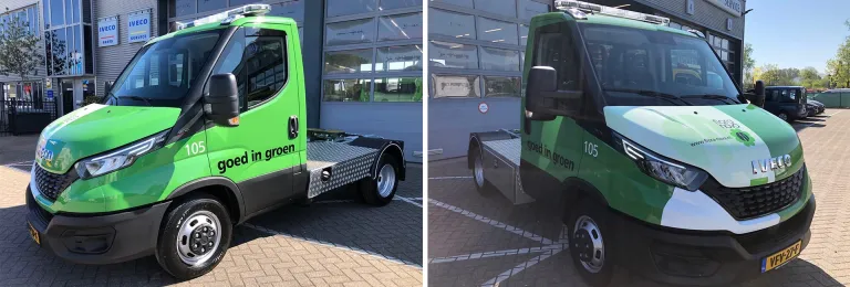 Twee nieuwe IVECO Daily BE-trekker voor Flora Nova
