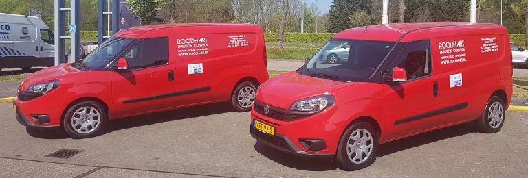 2 x Fiat Doblo Maxi SX voor Roodhart Emission Control