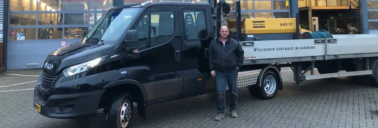 IVECO Daily BE-trekker voor Hekwerken Driebergen