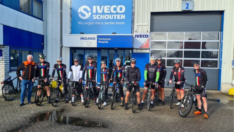 De jaarlijkse IVECO Schouten fietsrit