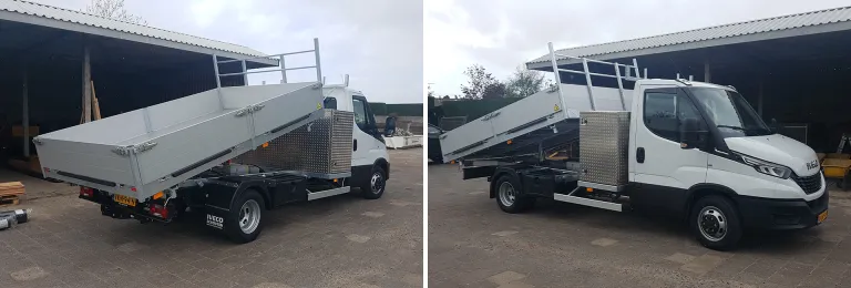 IVECO Daily kipper voor Frans van den Bos Hoveniers