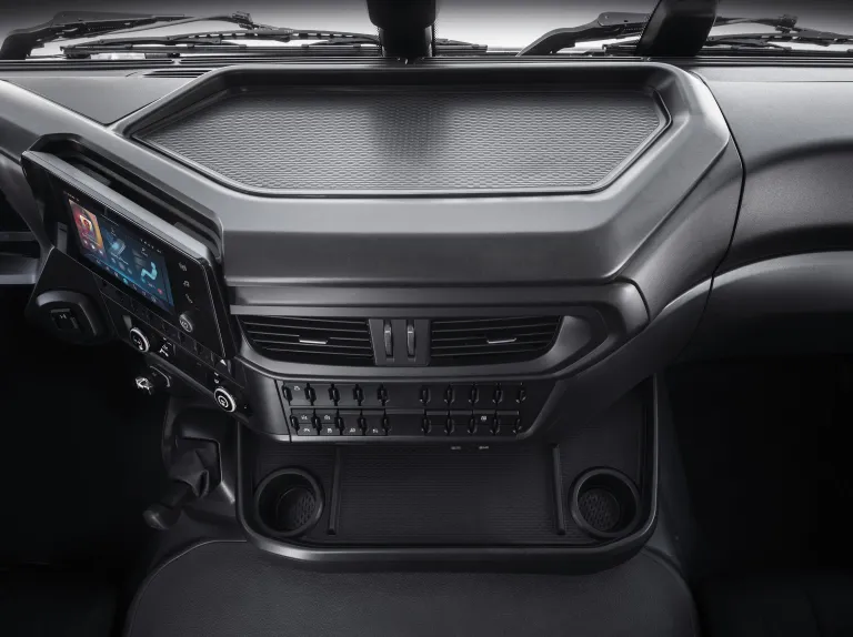 Dashboard-overzicht van de IVECO X-Way