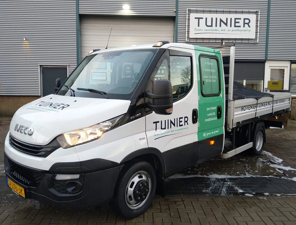 IVECO Daily dubbel-cabine voor Hoveniersbedrijf Tuinier