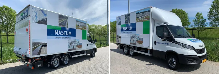 Mastum verwelkomt IVECO Daily met 3500PLUS systeem in wagenpark