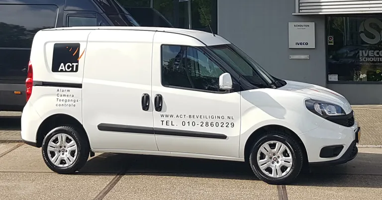 A.C.T. Beveiliging neemt nieuwe Fiat Doblo SX in gebruik