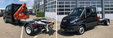 Bijzondere IVECO Daily BE-trekker voor De Wit Hekwerken
