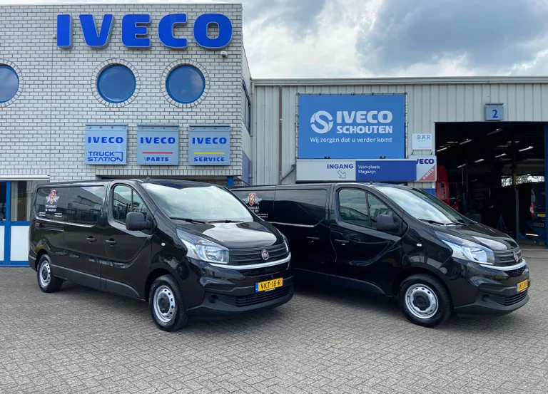 Twee Fiat Talento’s voor RVB Stukadoors