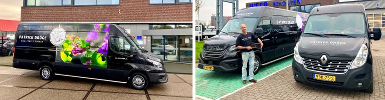 IVECO Daily voor Patrick Dröge Kwaliteits Tuinen