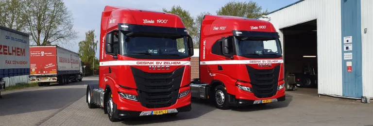 Twee nieuwe IVECO S-WAY’s voor Transportbedrijf Gesink
