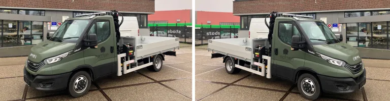 Rottier Projecten breidt uit met krachtige IVECO Daily met kraan