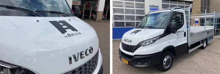 Opnieuw 2 IVECO Daily’s voor De Bruin Verkeersservice