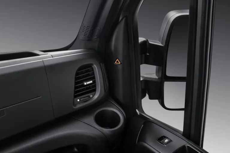 Portier en ventilatierooster van de IVECO Daily